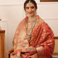 Women's Kanjivaram Tissue Silk Zari Woven Saree