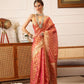 Women's Kanjivaram Tissue Silk Zari Woven Saree