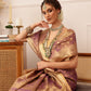 Women's Kanjivaram Tissue Silk Zari Woven Saree