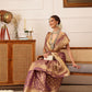 Women's Kanjivaram Tissue Silk Zari Woven Saree