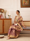 Women's Kanjivaram Tissue Silk Zari Woven Saree