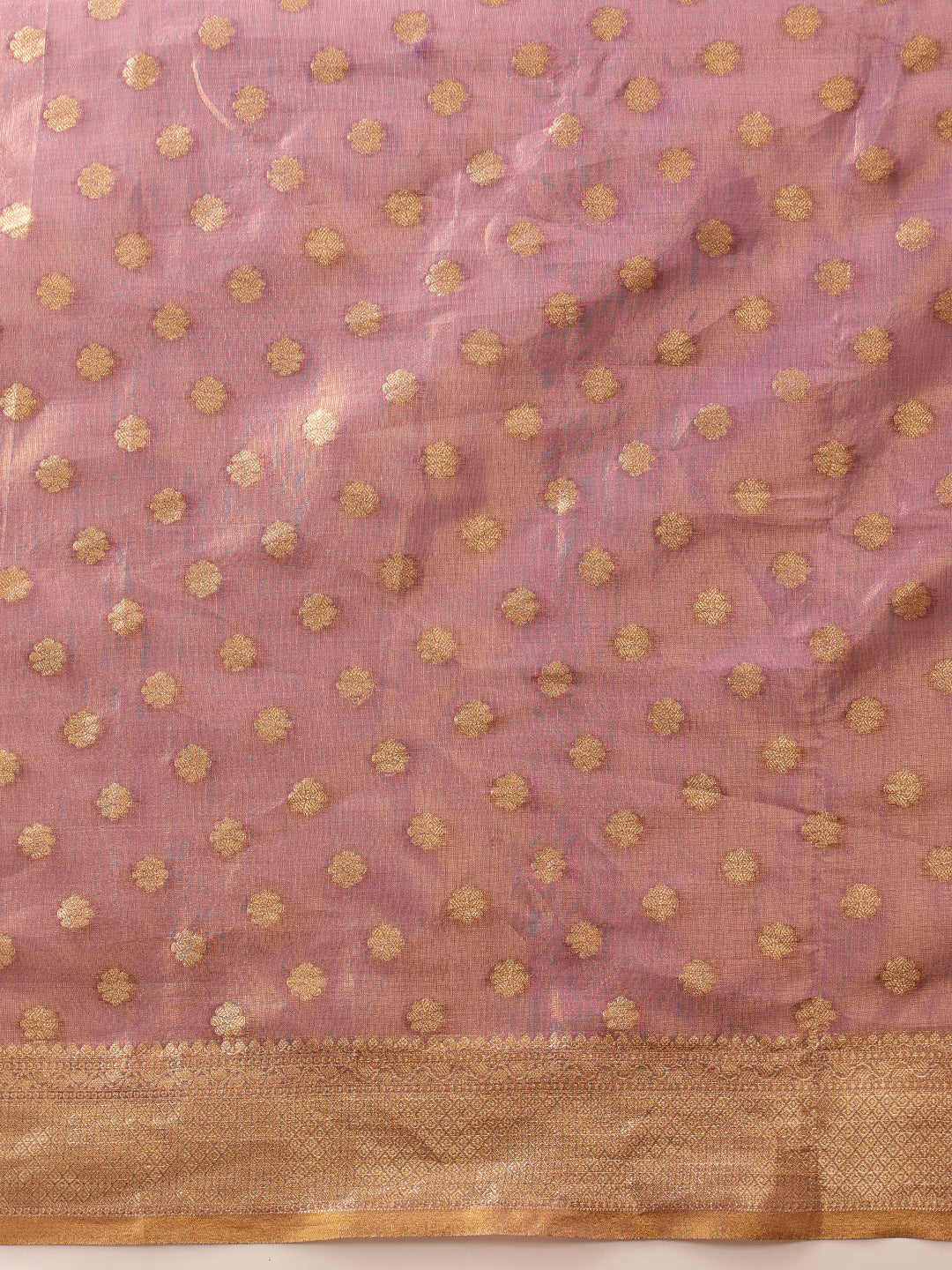 Women's Kanjivaram Tissue Silk Zari Woven Saree