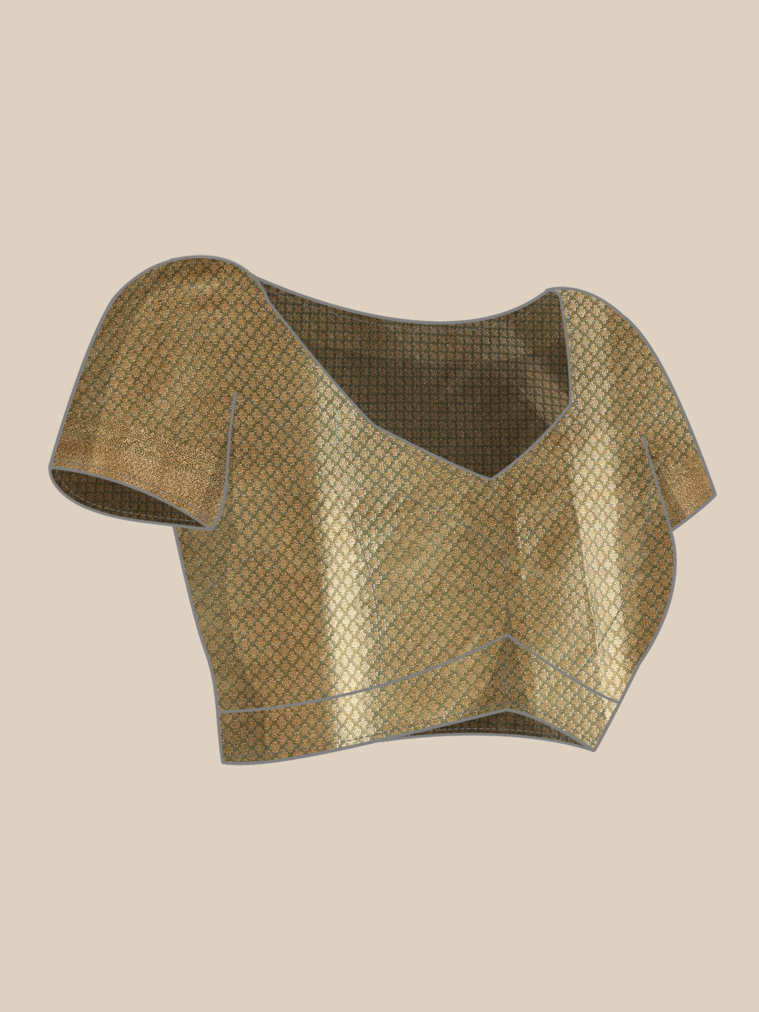 Women's Kanjivaram Tissue Silk Zari Woven Saree