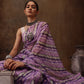 Abstract Digital Print Saree