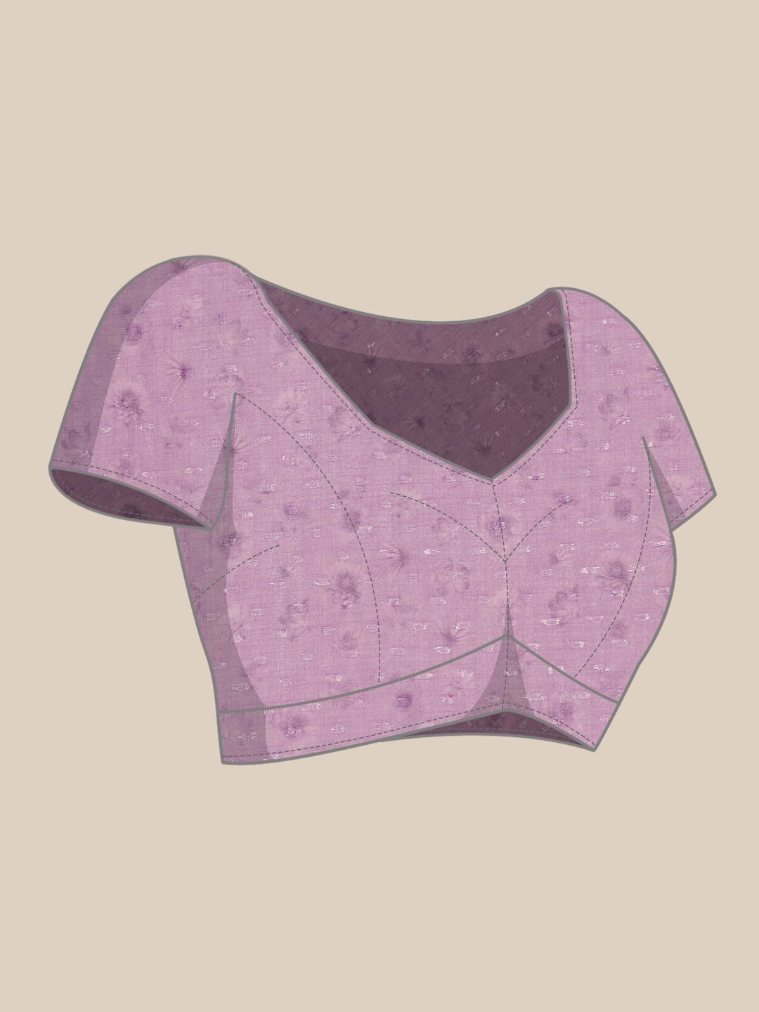 Abstract Digital Print Saree