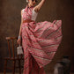 Abstract Digital Print Saree