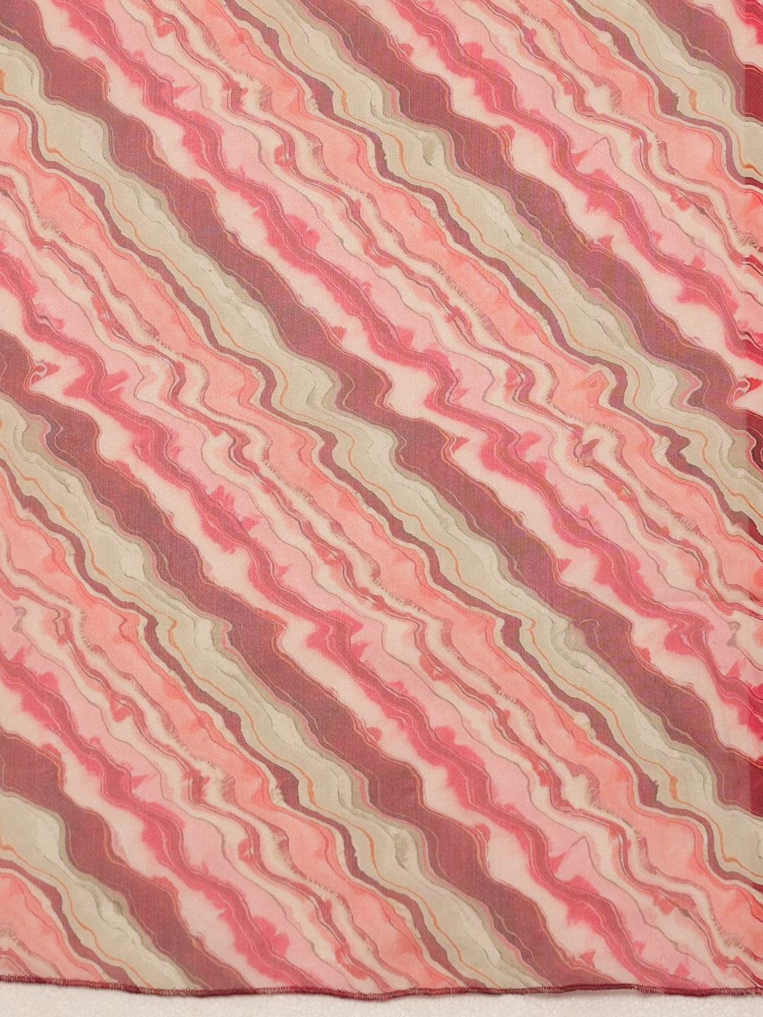 Abstract Digital Print Saree