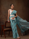 Abstract Digital Print Saree
