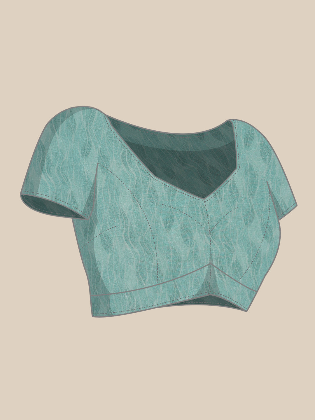 Abstract Digital Print Saree