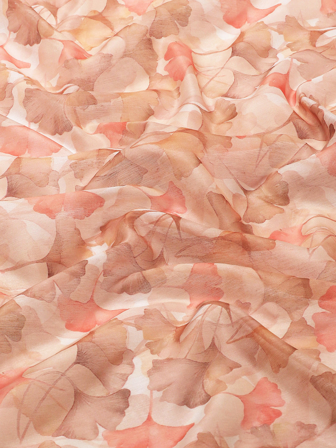 Floral Printed Cotton Saree With Blouse Piece