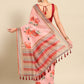 Floral Printed Cotton Saree With Blouse Piece