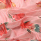 Floral Printed Cotton Saree With Blouse Piece