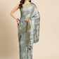 Soft Silk Digital Printed Zari Border Saree