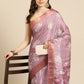 Soft Silk Digital Printed Zari Border Saree