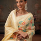 Multicolor Floral Work Cotton Saree