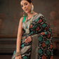 Multicolor Floral Work Cotton Saree