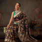 Woven Thread Floral Work Cotton Saree