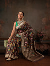 Woven Thread Floral Work Cotton Saree