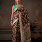Woven Thread Floral Work Cotton Saree