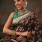 Woven Thread Floral Work Cotton Saree