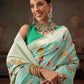 Woven Thread Floral Work Cotton Saree