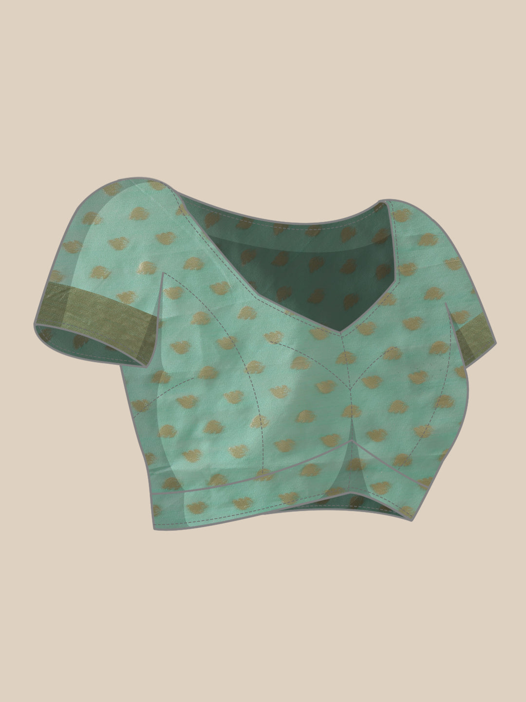 Woven Thread Floral Work Cotton Saree