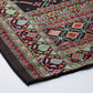 Men's Black and Gold Toned Pure Cotton Dupatta With Embroidered Woven Design