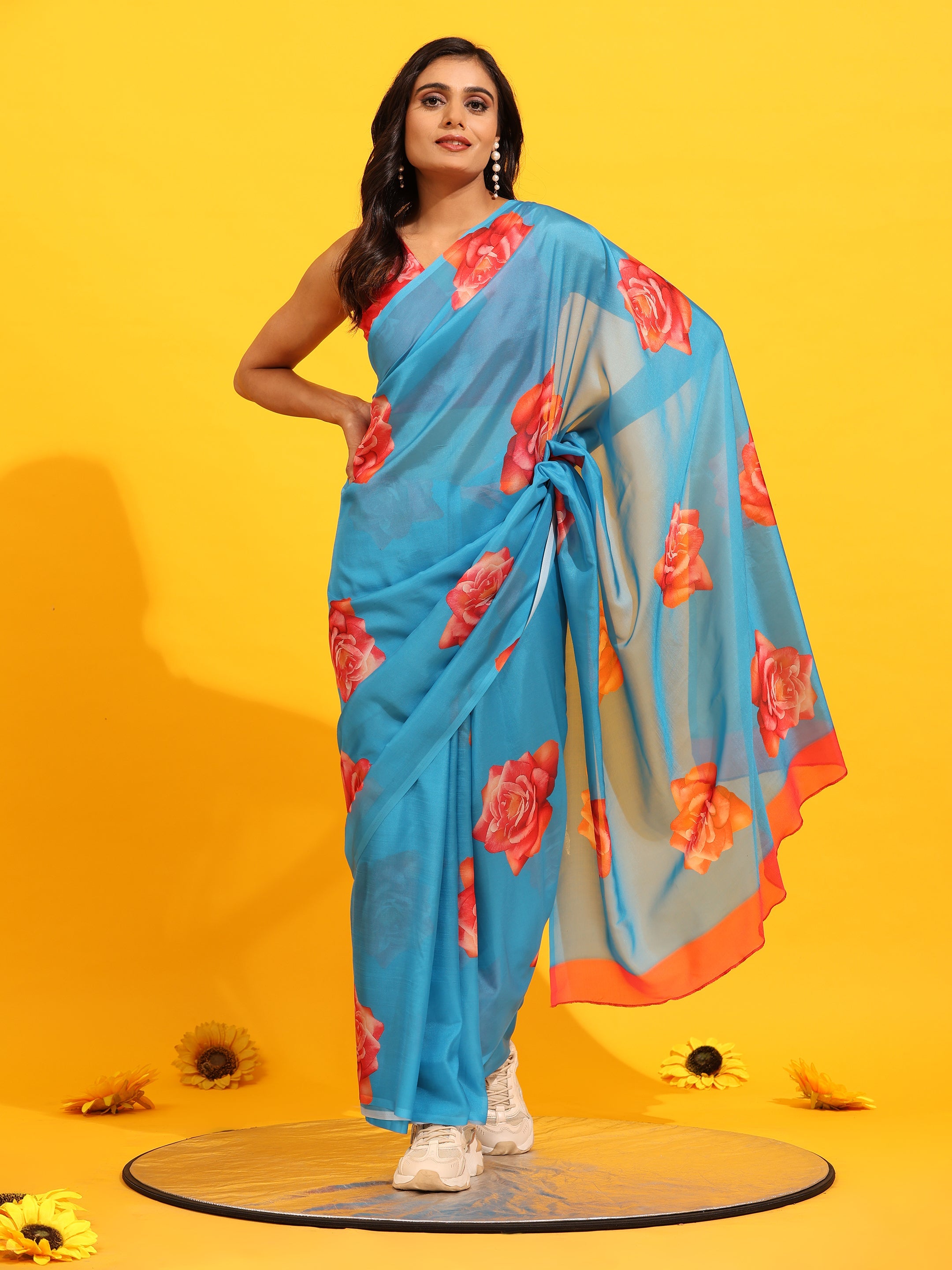 Soft Silk Bollywood Digital Print Saree