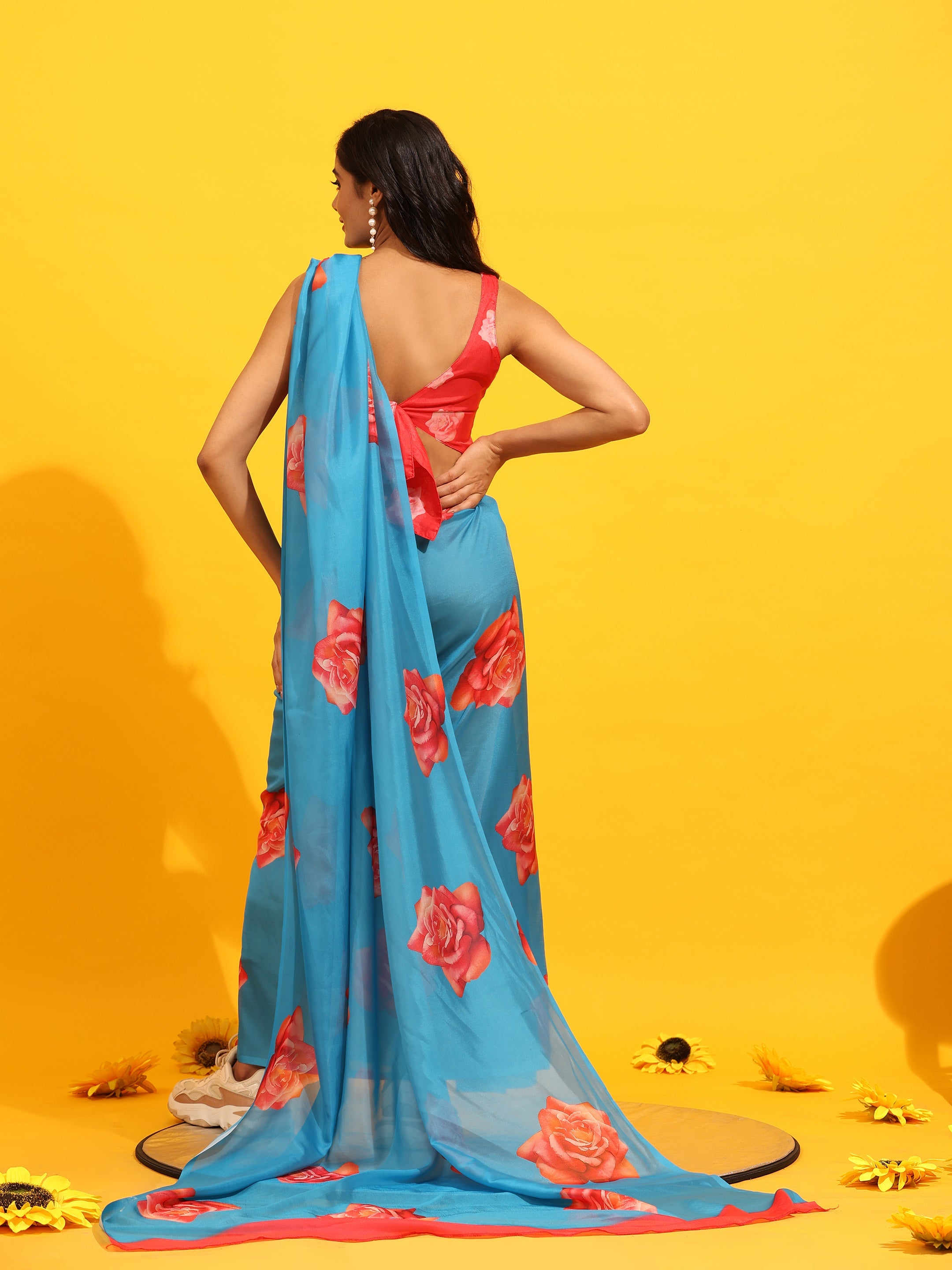 Soft Silk Bollywood Digital Print Saree