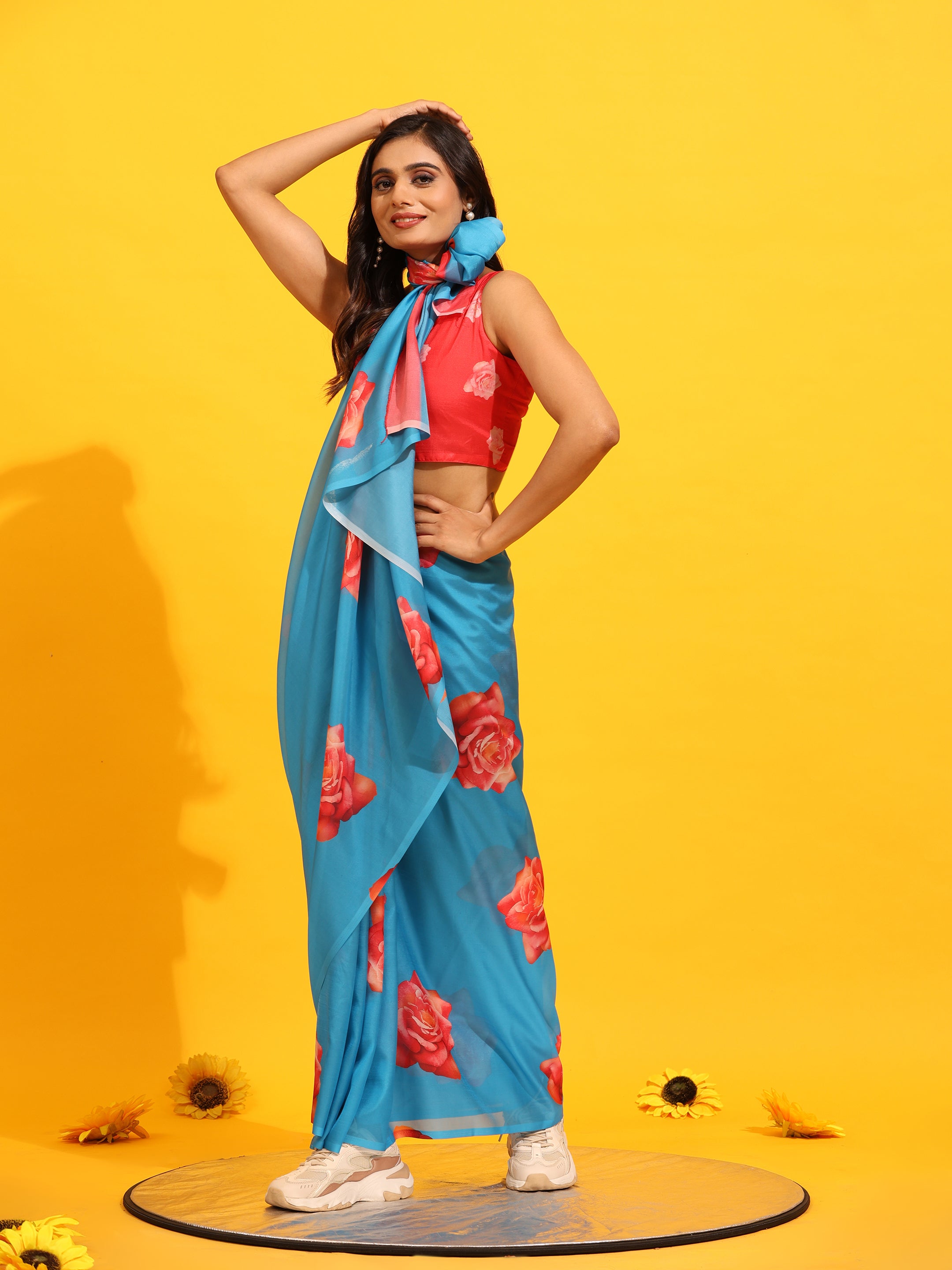 Soft Silk Bollywood Digital Print Saree