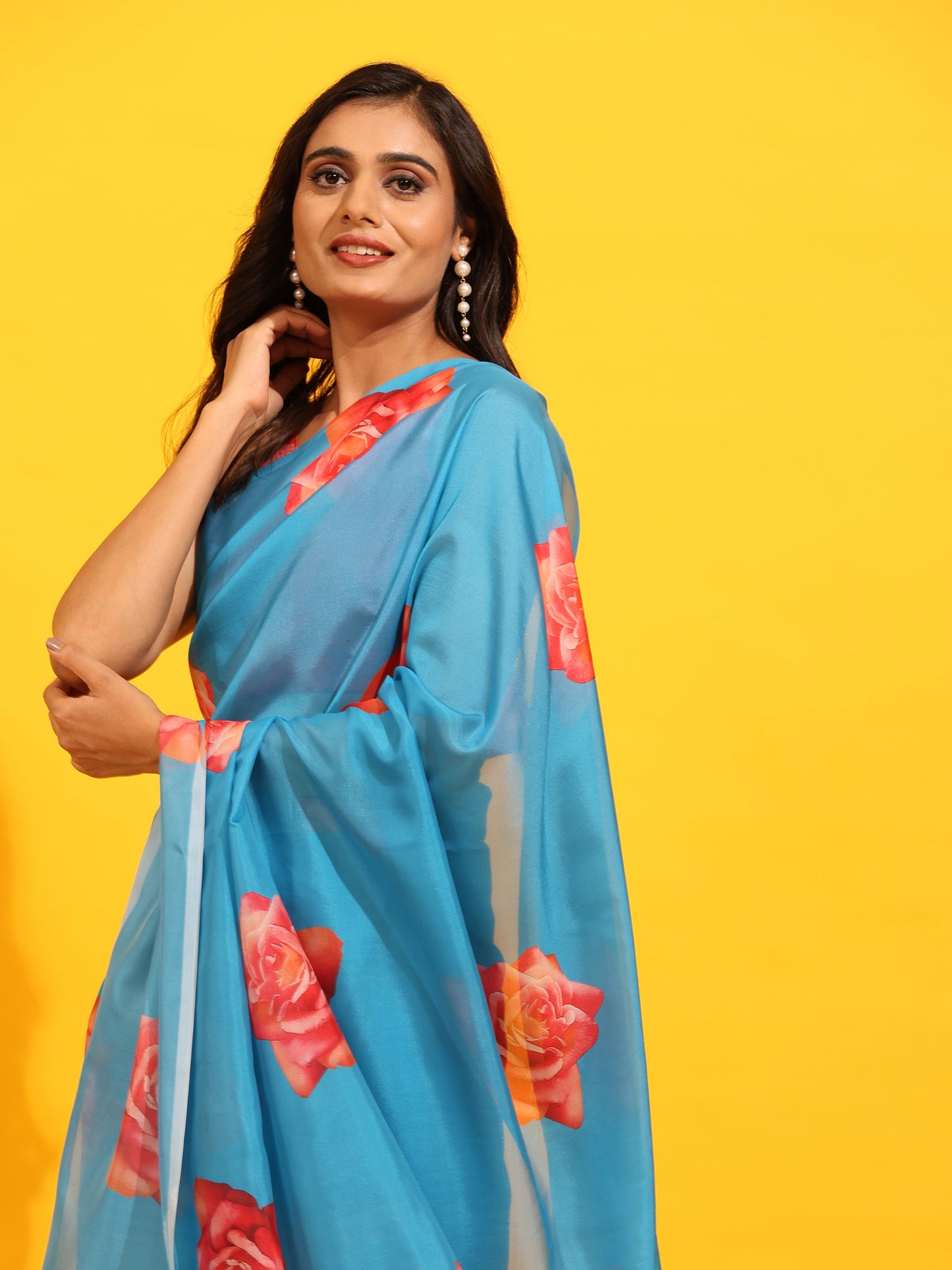 Soft Silk Bollywood Digital Print Saree