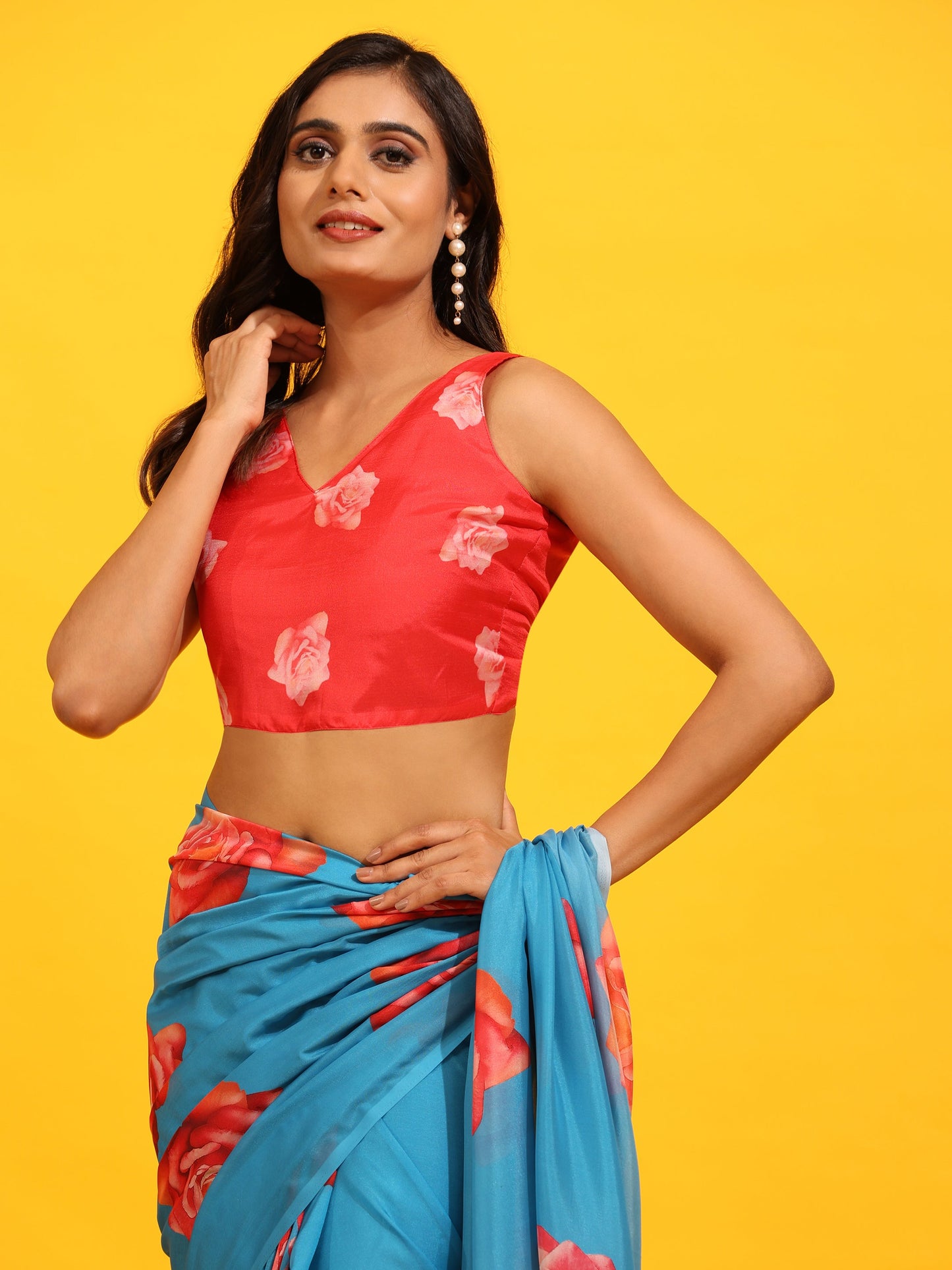 Soft Silk Bollywood Digital Print Saree