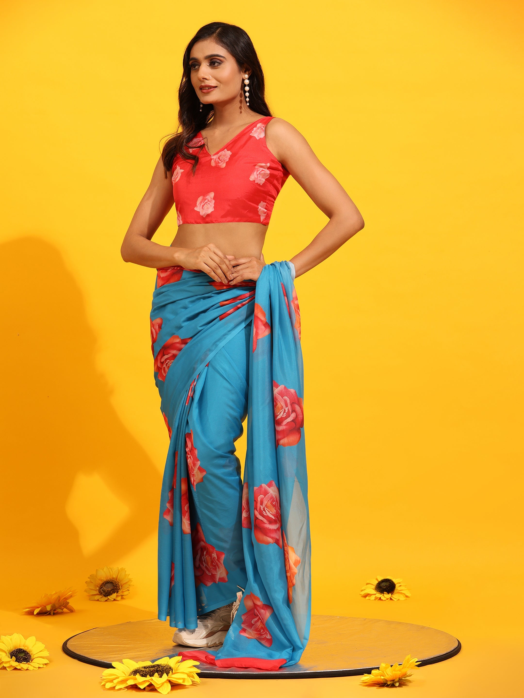 Soft Silk Bollywood Digital Print Saree