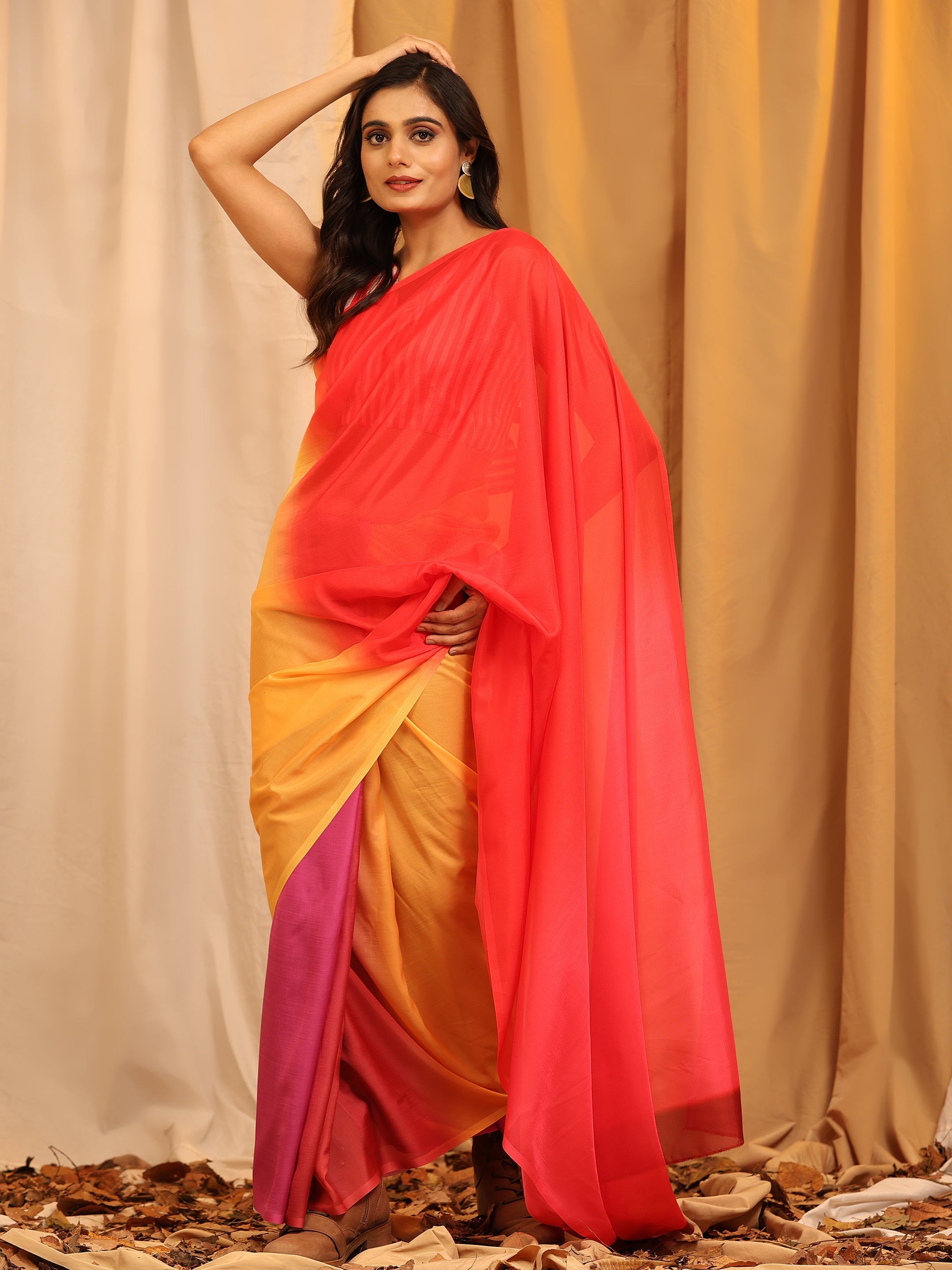 Soft Silk Bollywood Digital Print Saree