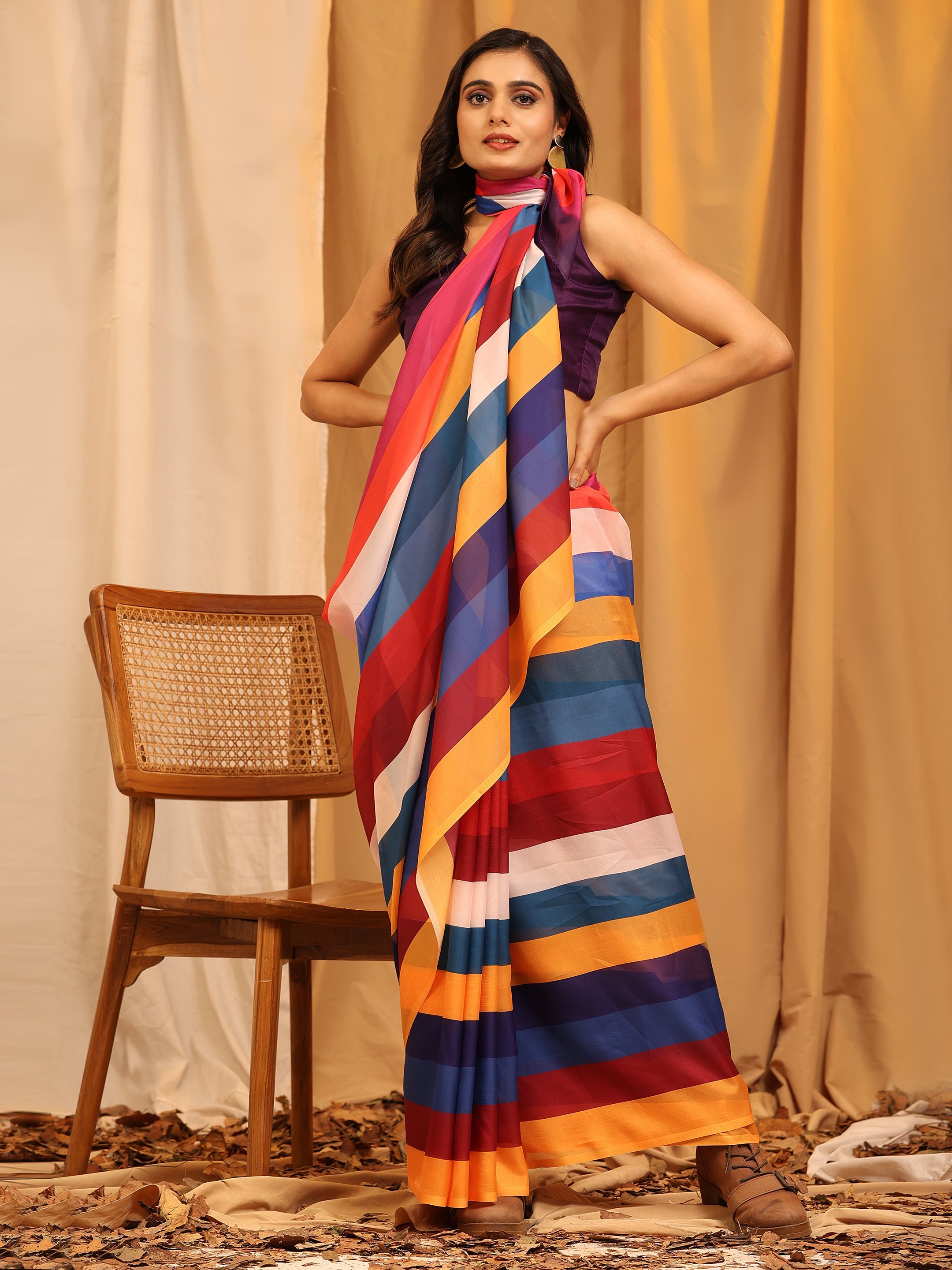 Soft Silk Bollywood Digital Print Saree
