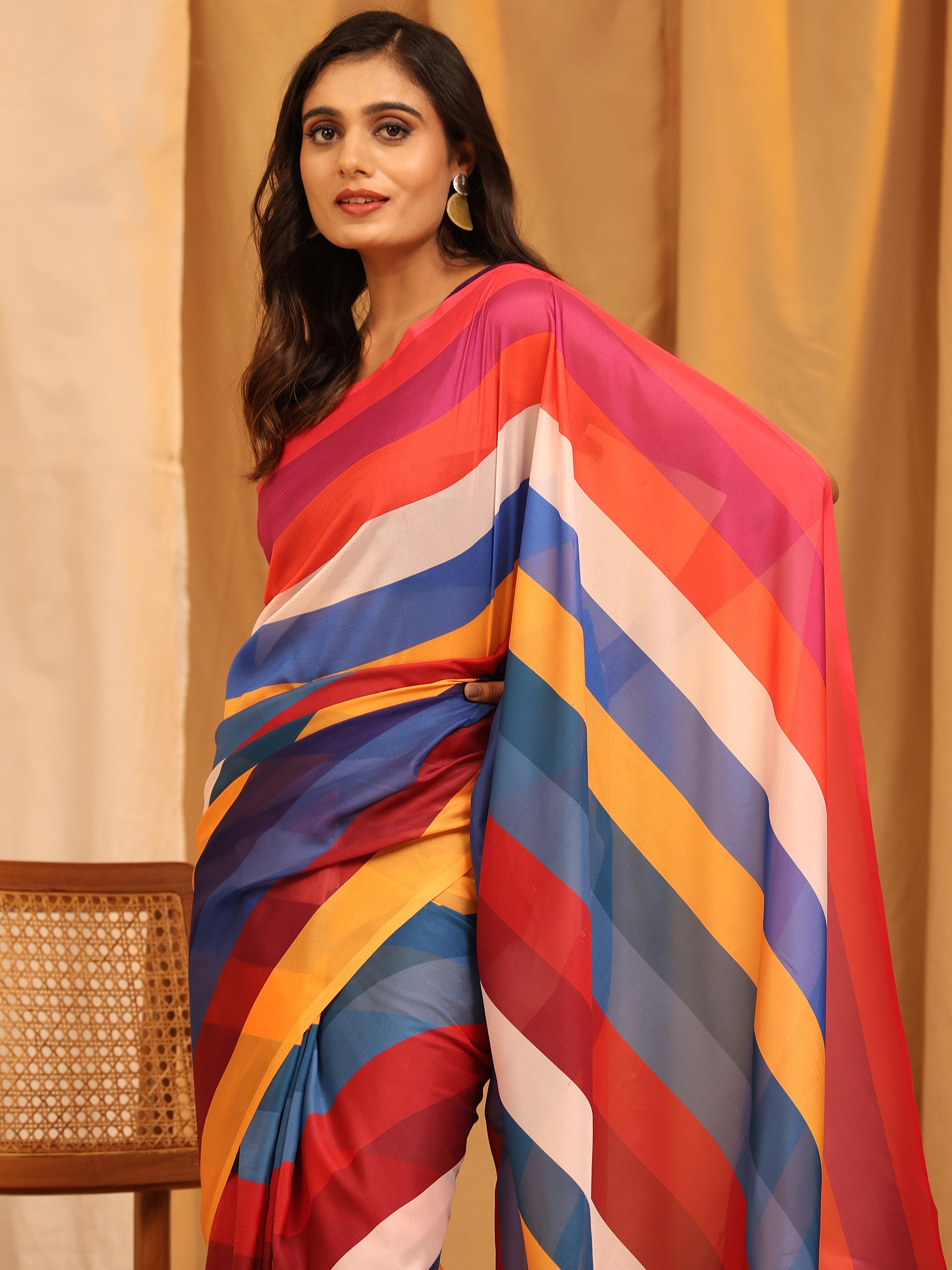 Soft Silk Bollywood Digital Print Saree