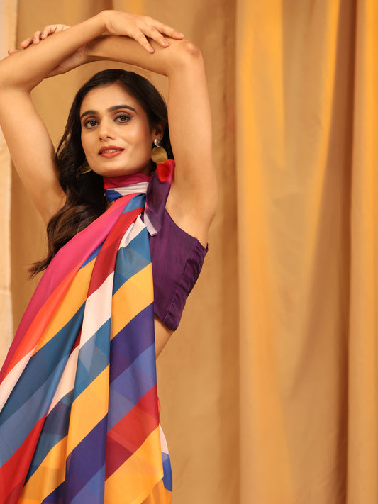 Soft Silk Bollywood Digital Print Saree