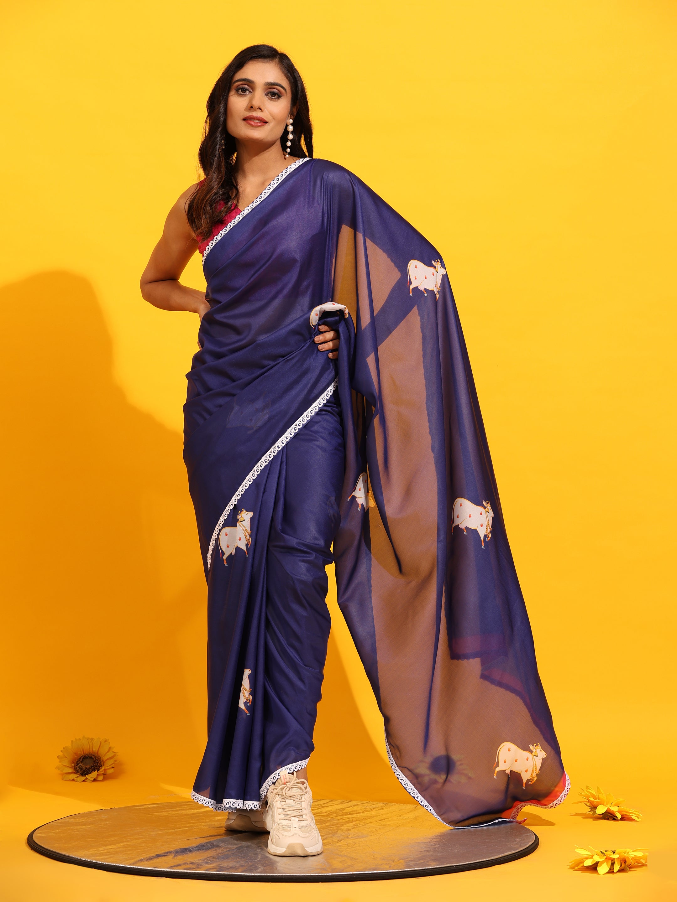 Soft Silk Bollywood Digital Print Saree