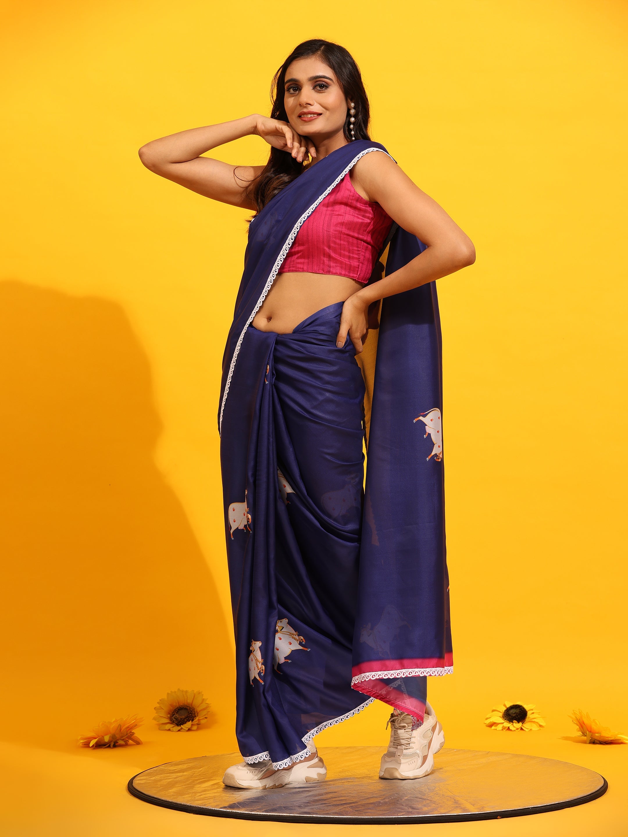 Soft Silk Bollywood Digital Print Saree