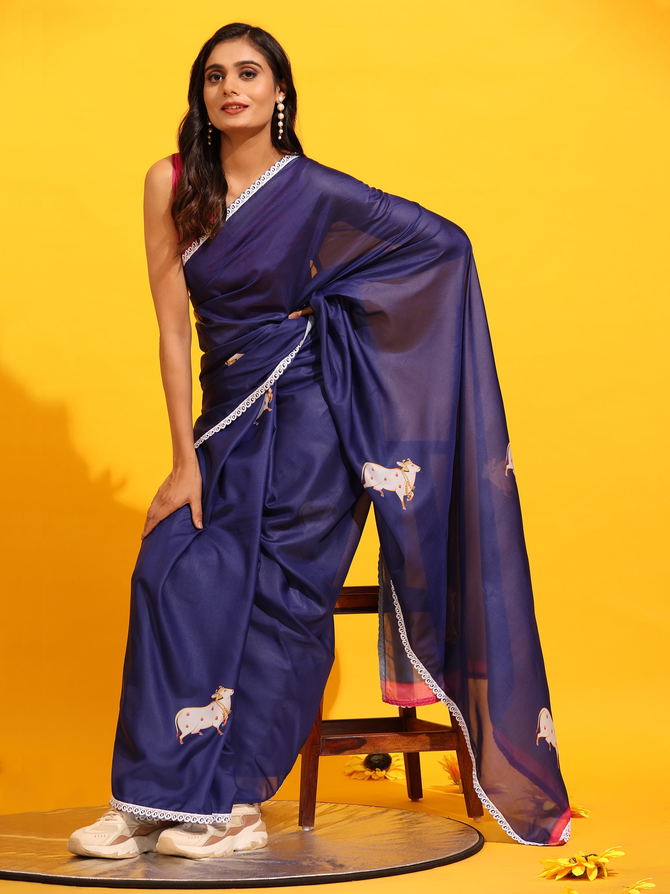 Soft Silk Bollywood Digital Print Saree