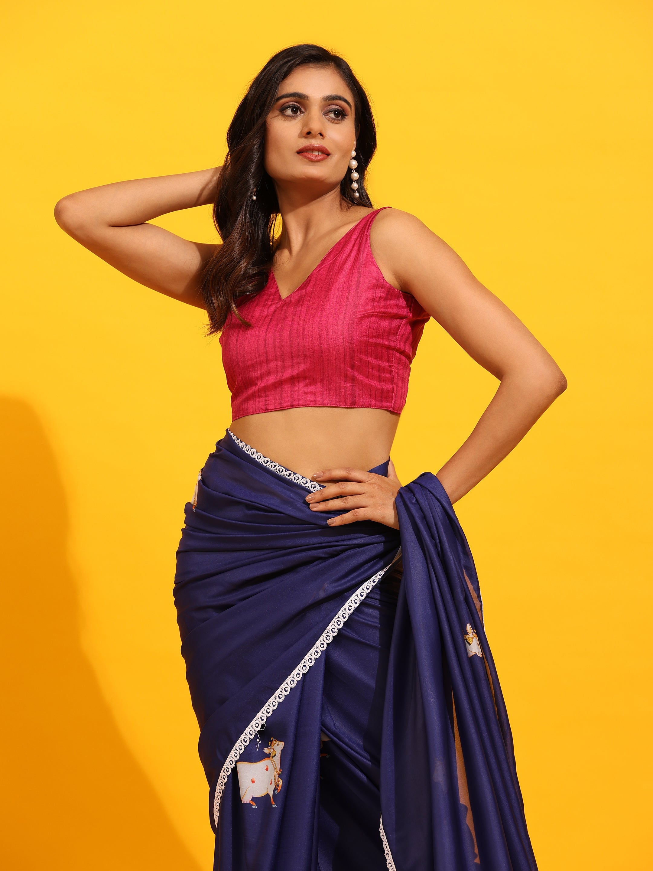 Soft Silk Bollywood Digital Print Saree