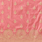 Banarasi Soft Silk Peacock Border Zari Woven Saree With Unstitched Blouse Piece