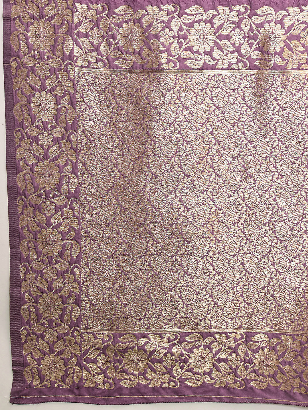 Banarasi Soft Silk Peacock Border Zari Woven Saree With Unstitched Blouse Piece