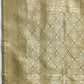 Banarasi Soft Silk Small Zari Butta Work Woven Saree With Unstitched Blouse Piece