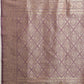 Banarasi Soft Silk Small Zari Butta Work Woven Saree With Unstitched Blouse Piece