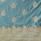 Banarasi Soft Silk Paisley Butta Work Woven Saree With Unstitched Blouse Piece