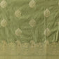 Banarasi Soft Silk Paisley Butta Work Woven Saree With Unstitched Blouse Piece