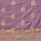 Banarasi Soft Silk Paisley Butta Work Woven Saree With Unstitched Blouse Piece