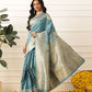 Banarasi Soft Silk Zari Butta Work Woven Saree With Unstitched Blouse Piece