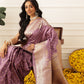 Banarasi Soft Silk Zari Butta Work Woven Saree With Unstitched Blouse Piece